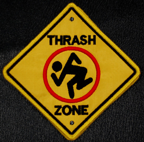 D.R.I. - Thrash Zone 2.5x2.5" Embroidered Patch