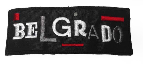 Belgrado 5x2" Embroidered Patch
