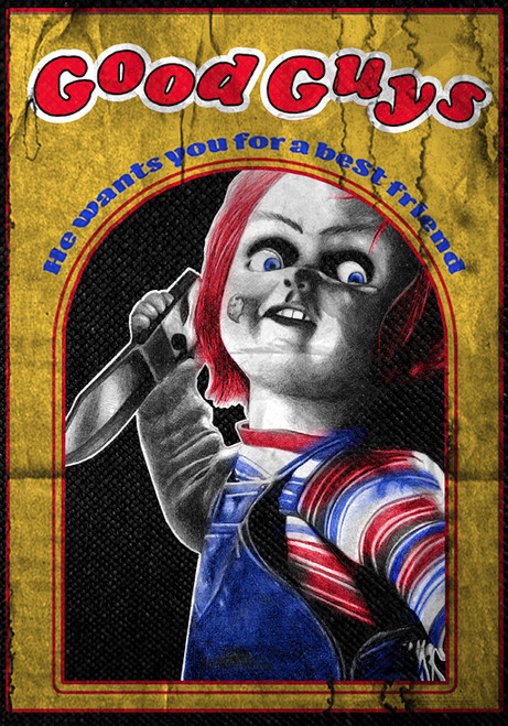 Chucky - Good Guys 11x16" Sublimated Backpatch