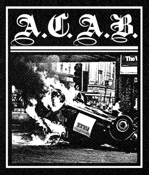 A.C.A.B. 4.5x5" Printed Patch