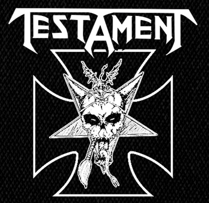 Testament - Skull 5x5" Printed Patch