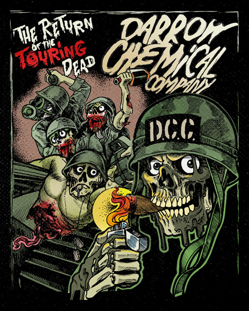 Darrow Chemical Company - The Return of the Touring Dead 4x5" Color Patch Darrow Chemical Company - The Return of the Touring Dead 4x5" Color Patch