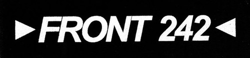 Front 242 - Arrow Logo 10x3" Printed Patch Front 242 - Arrow Logo 10x3" Printed Patch