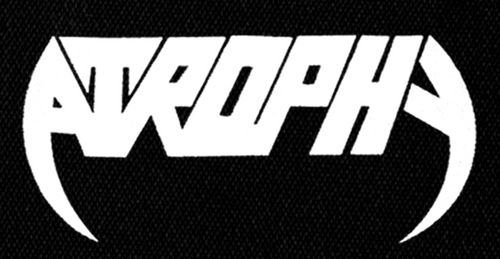 Atrophy - Logo 7x4" Printed Patch