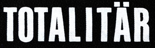 Totalitar - Logo 6x3" Printed Patch