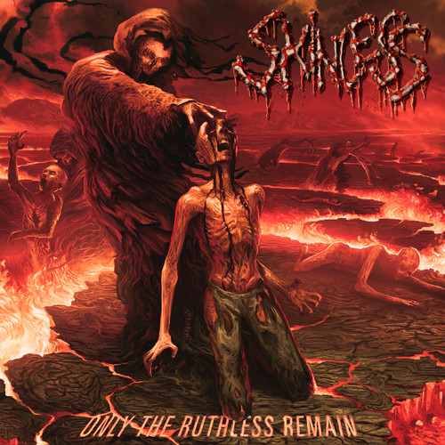 Skinless - Only The Ruthless Remain 4x4" Color Patch
