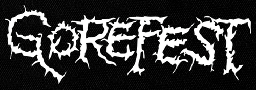 Gorefest - Logo 6x3" Printed Patch Gorefest - Logo 6x3" Printed Patch