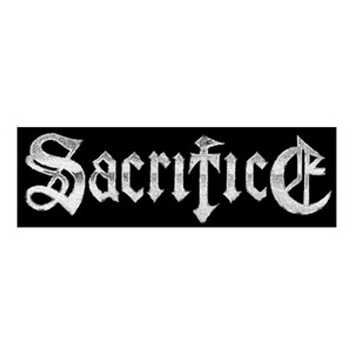 Sacrifice - Logo 6x2" Printed Patch Sacrifice - Logo 6x2" Printed Patch