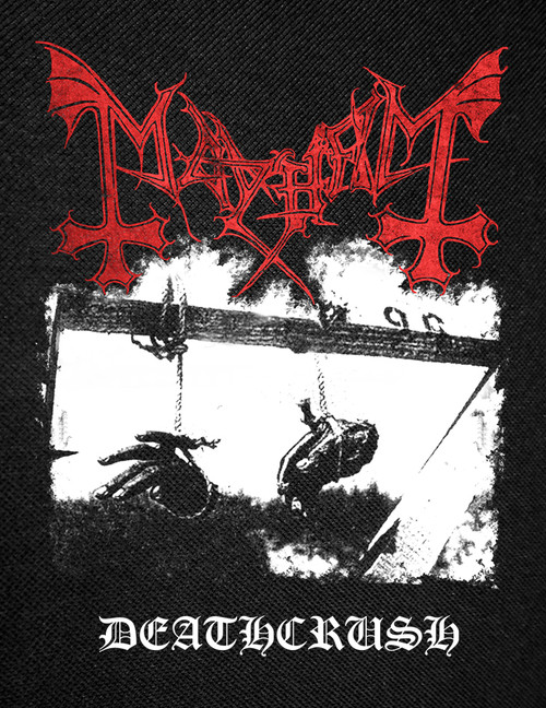 Mayhem - Deathcrush 12x14" Printed Backpatch