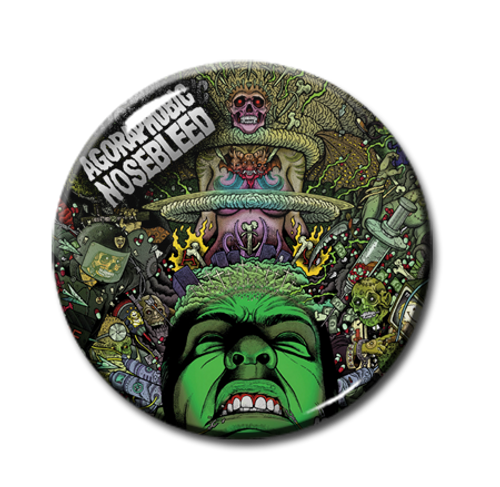 Agoraphobic Nosebleed - Agorapocalypse Now 1" Pin Agoraphobic Nosebleed - Agorapocalypse Now 1" Pin