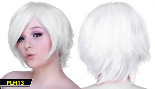 White Short Wig