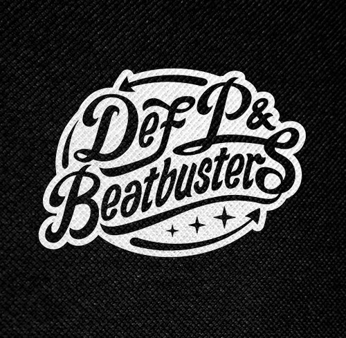 Deaf P & Beatbusters - Logo 4x4" Printed Patch
