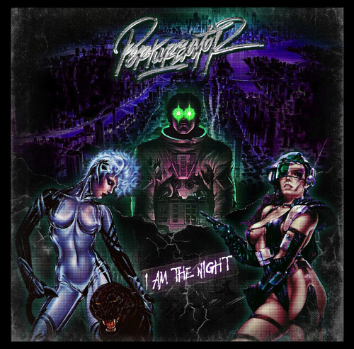 Perturbator - I Am The Night 4x4" Color Patch