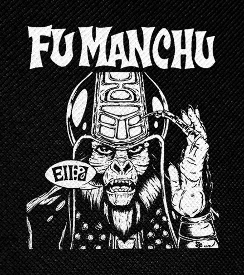 Fu Manchu by Alan Forbes 4x4.5" Printed Patch