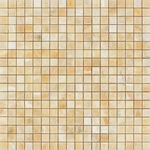 HONEY ONYX 5/8X5/8 MOSAIC POLISHED