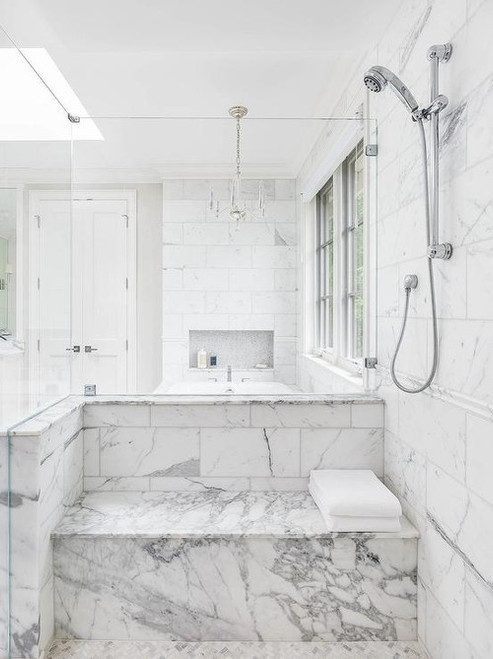 Italian Statuary Honed 12"x24" Marble Tiles
