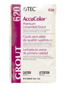 Tec AccuColor Premium 620 Unsanded Grout 9.75 LB Choose Color!