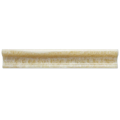 Honey Onyx Polished 2"x12" Chair Rail