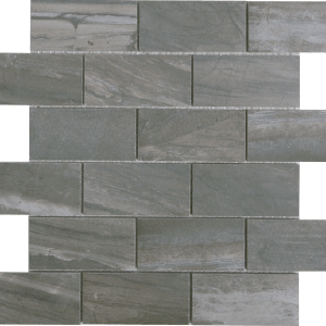 Nova Gallura 2"x4" Brick Set Mosaic 12x12 Porcelain