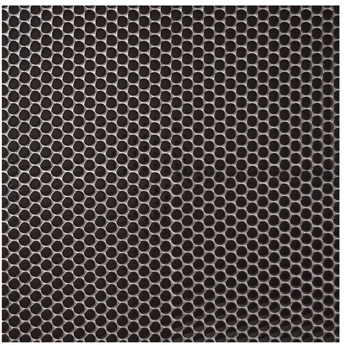 Alameda Black Gloss 12×12 Penny Round Mosaic