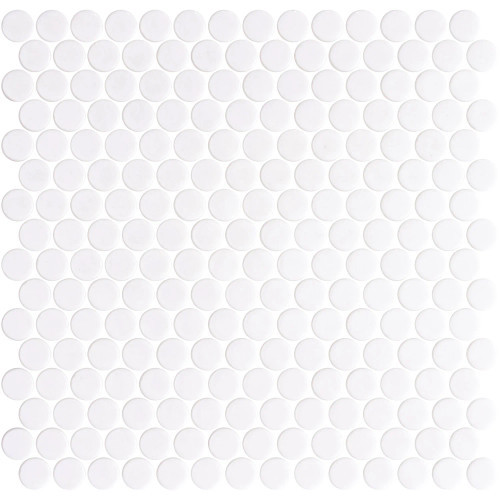 Onix Penny Round White Shiny