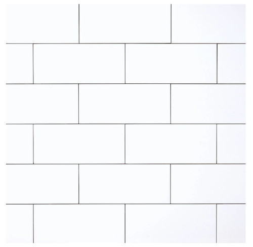 Ice White Matte 4.25x10 Ceramic Wall Tile