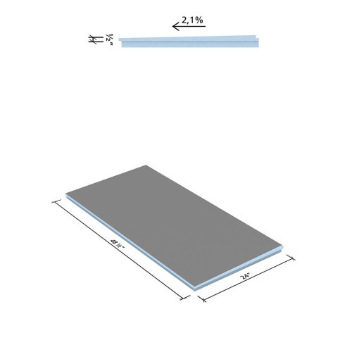 Wedi Shower Base Extension - 48" x 24" (73783528)