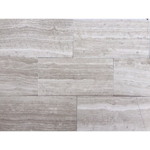 White Wood Honed Limestone 6x18