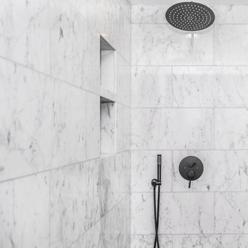 Italian Carrara Polished 12x24 Marble Tiles