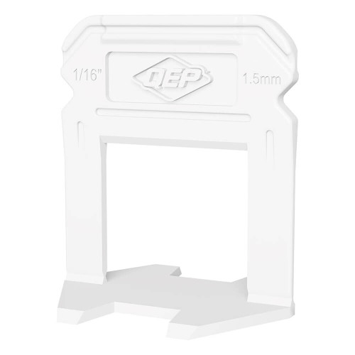 QEP Xtreme Tile Leveling System Part A Base Clips - 1/16" Box of 2000