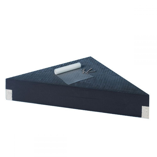 Wedi Shower Seat M 17 in. x 17 in. (wall sides) x 4 in. Suspended Seat US3000001
