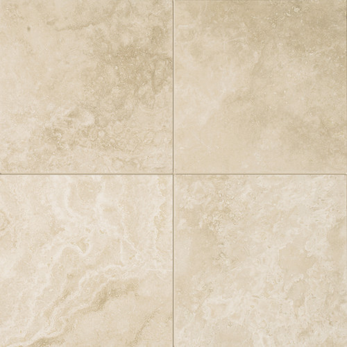Ivory Travertine Honed & Filled 18x18