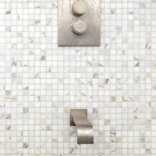 Calacatta Gold Honed 5/8x5/8 Mosaics