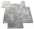 Premium Select Tumbled French Pattern Silver Travertine