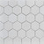Thassos White Marble 2 inch Hexagon Mosaic Tile Polished