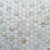 Calacatta Gold Marble 2 inch Hexagon Mosaic Tile Honed