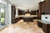 Volcano Travertine Brushed, Chiseled, Unfilled Versailles Pattern