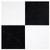Thassos Greek Marble Polished 12x12 & Nero Marquina Polished 12x12 Checkerboard Pattern