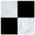 Carrara Honed 12x12 & Nero Marquina Honed 12x12 Checkerboard Marble Tiles