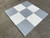 Ocean White Honed 18"x18" & Italian Bardiglio Imperiale Honed 18"x18" Checkerboard