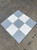 Ocean White Honed 18"x18" & Italian Bardiglio Imperiale Honed 18"x18" Checkerboard