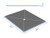 Wedi Fundo Primo Base (Center Drain) 48 in. x 60 in. 1 piece US9100009