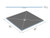 Wedi Fundo Ligno Base (Center Drain) 48 in. x 48 in. 1 pc US9200002
