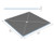 Wedi Fundo Primo Base (Center Drain) 72 in. x 72 in. 1 piece US9100016