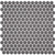 Onix Penny Round Dark Grey Matte