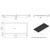 Wedi Fundo Riolito Neo Modular Shower System - Base/Drain - 32" x 66 3/4" Extension