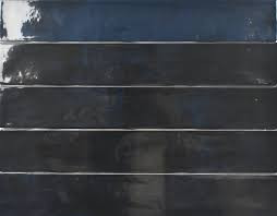 Zellige Deep Blue Gloss 2.5"x16" Ceramic Wall Tiles