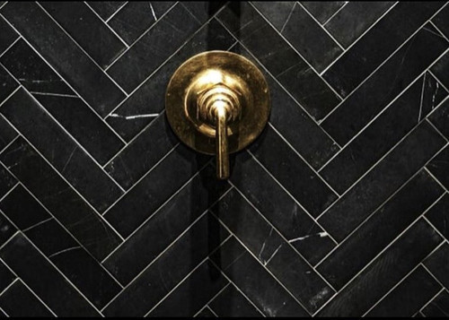 Nero Marquina Honed 2"x8" Marble