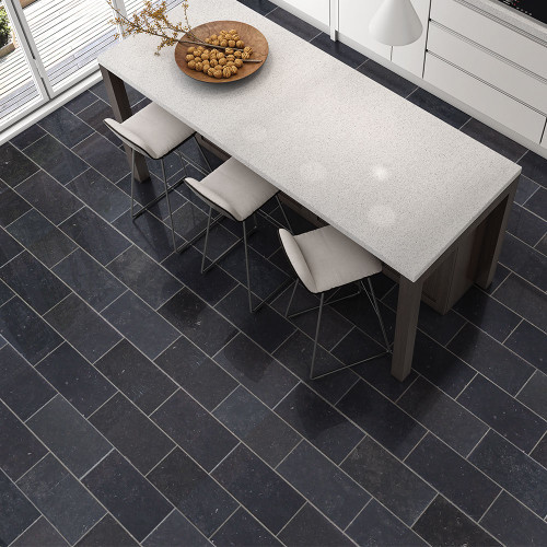 Belgium Black Limestone 12"x24" Tile