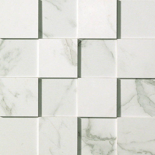 Marvel Calacatta Extra 3D Mosaics
